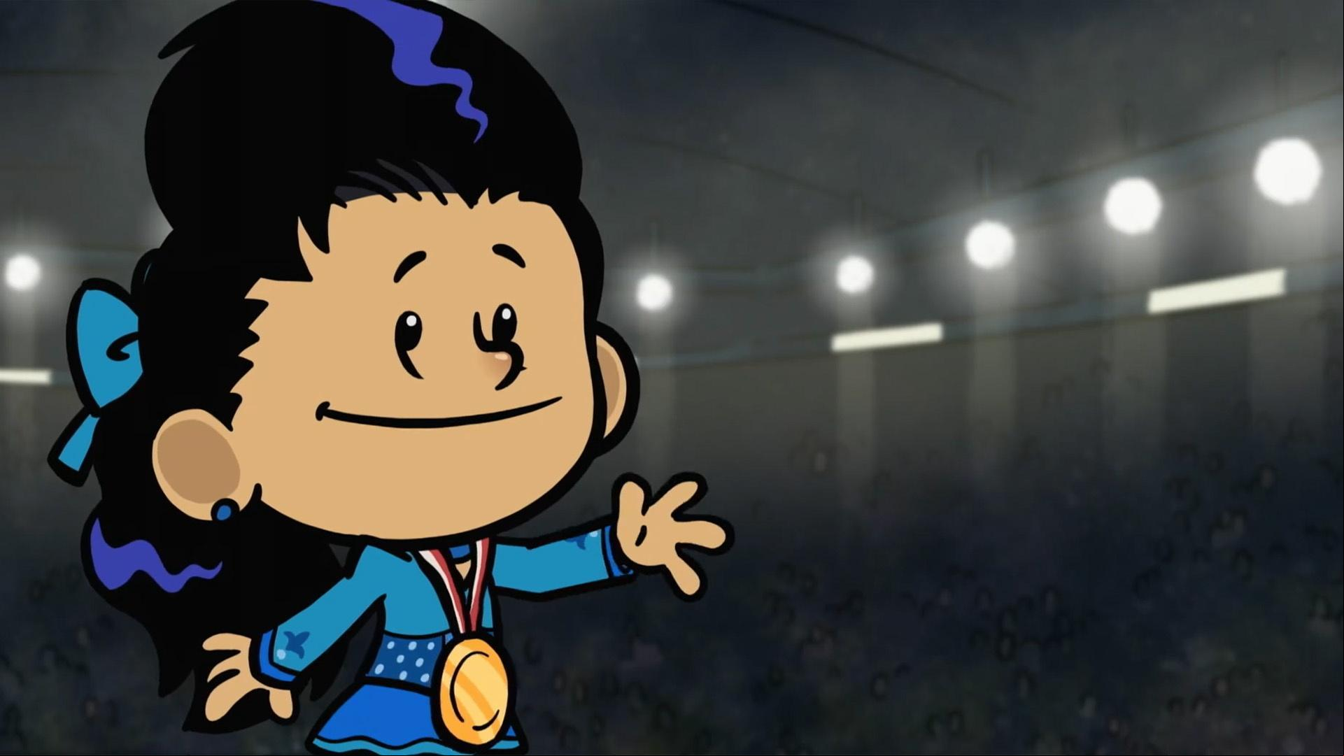 Kristi Yamaguchi shows hard work, practice, and help lead you to your dreams!