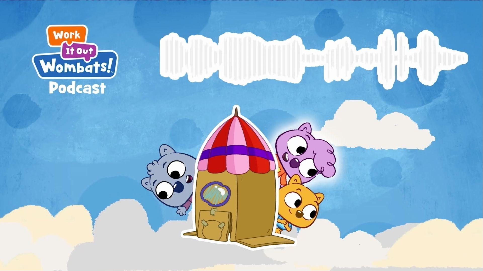 Climb inside the Wombats’ latest “top-secret” invention and help them fly it to the sky!