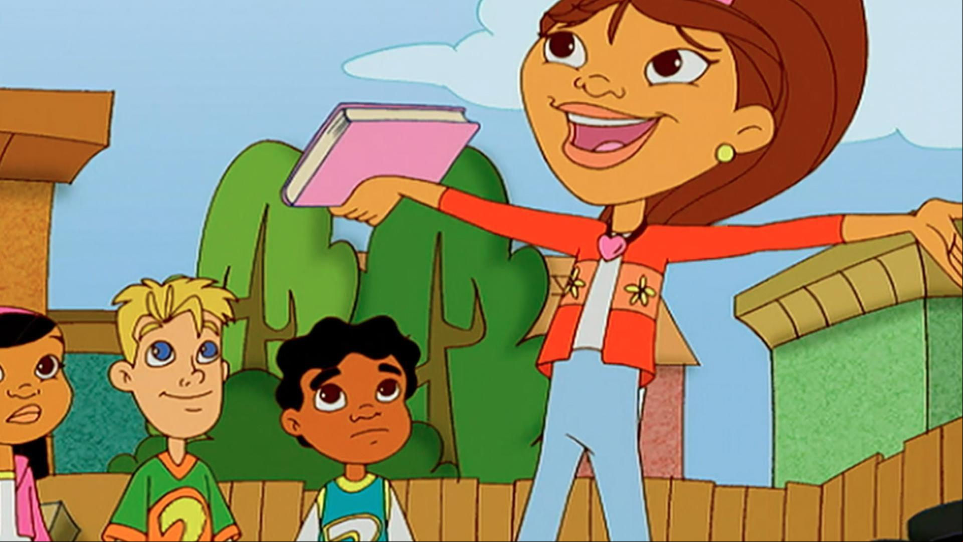 The kids find an abandoned lot filled with trash and decide to clean it up.